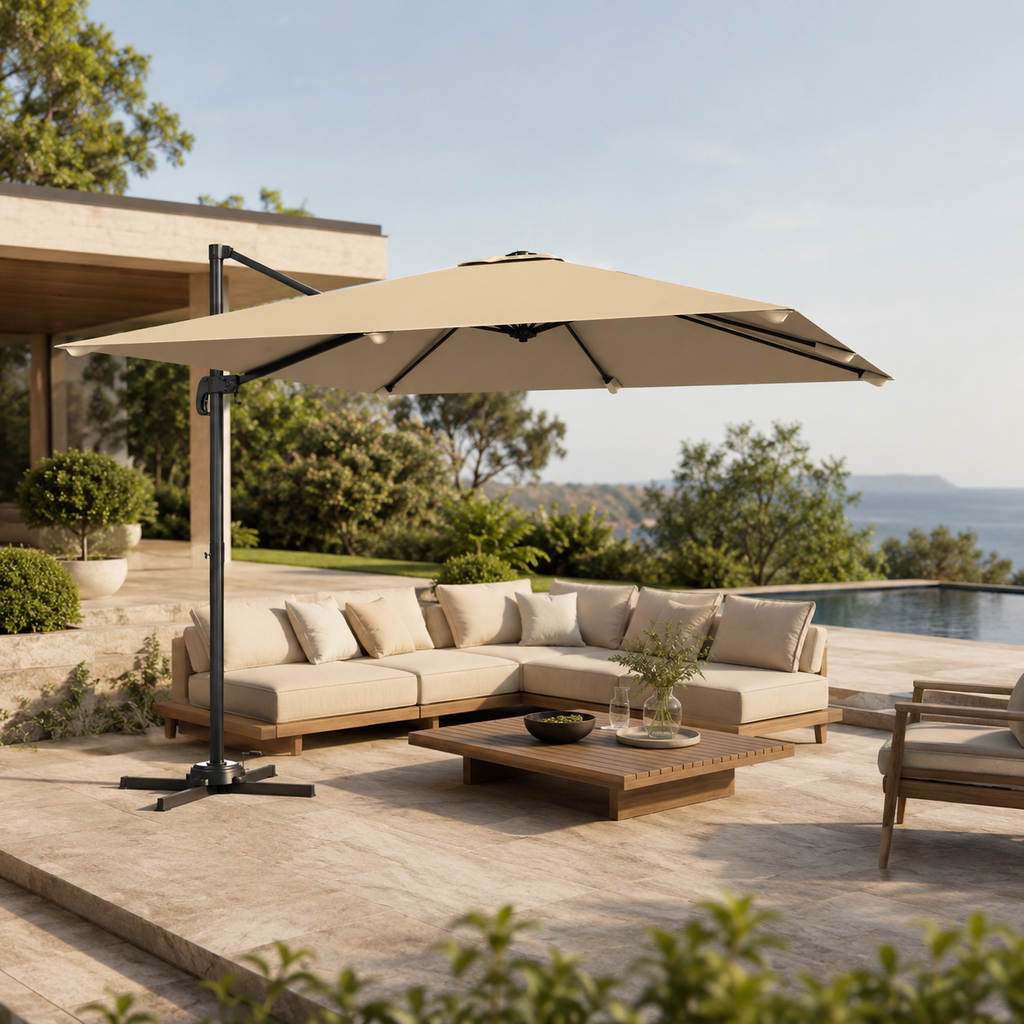 OmbraTerrasse Parasol Déporté 3x3