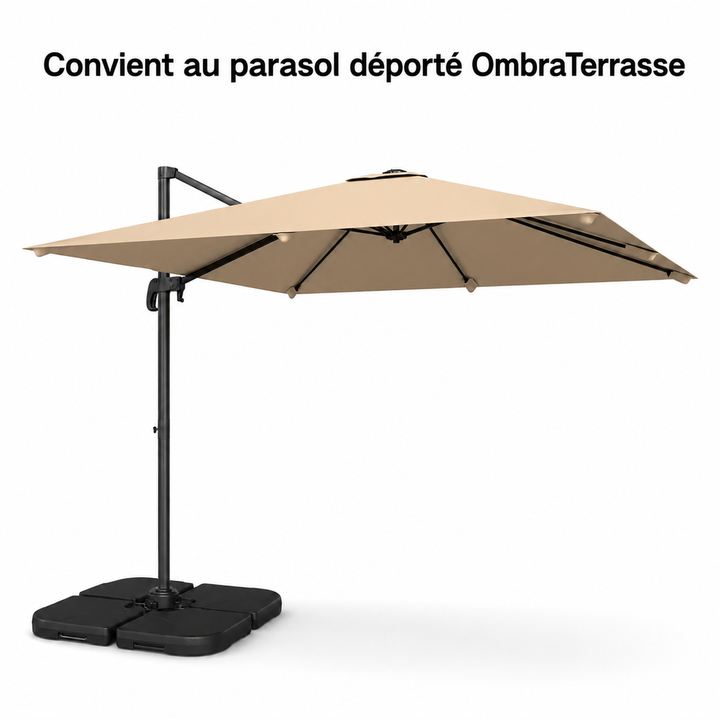 Support Parasol Déporté 3x3